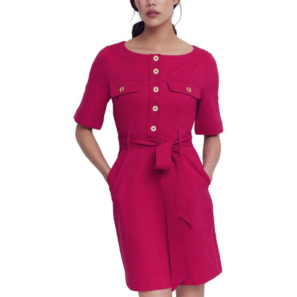Boden Womens  Petite Bria Ponte Shift Dress